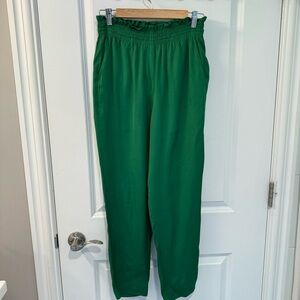 Massimo Dutti Size US 4  Green Silky Stunning Pants